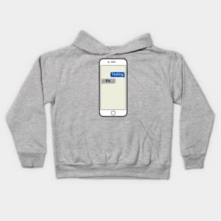 Texting Fic Kids Hoodie